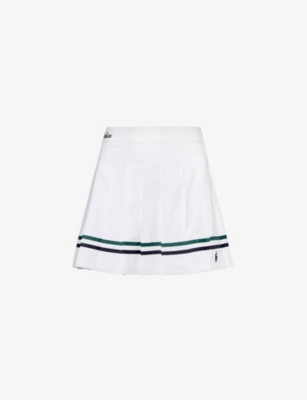 POLO RALPH LAUREN: Polo Ralph Lauren x Wimbledon stretch-recycled-polyester skort