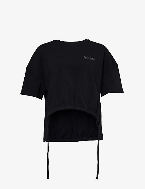 DAILY PAPER: Desta drawstring relaxed-fit stretch-cotton T-shirt