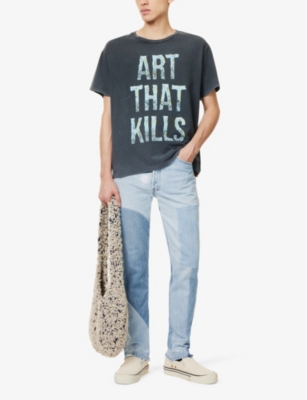 GALLERY DEPT: Art That Kills short-sleeve cotton-jersey T-shirt