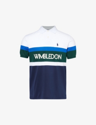 POLO RALPH LAUREN: Polo Ralph Lauren x Wimbledon recycled polyester-blend polo shirt