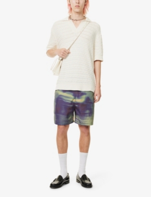 Shop Daily Paper Men'syaro All-over-print Woven Shorts In Multi