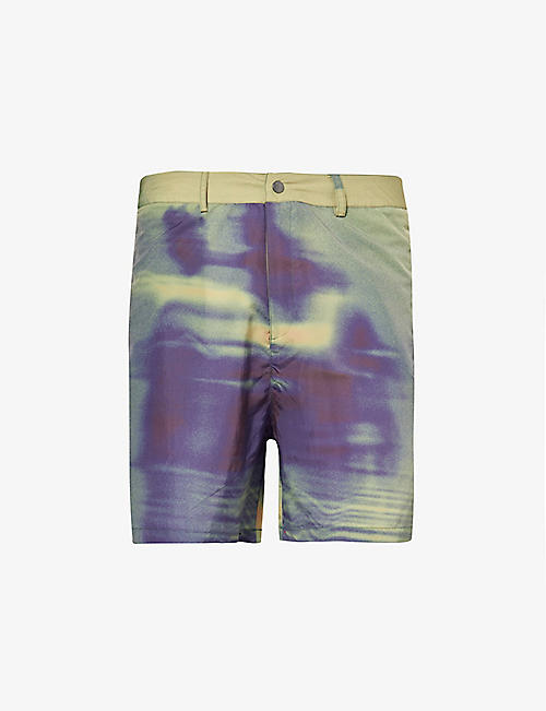 DAILY PAPER: Yaro all-over-print woven shorts