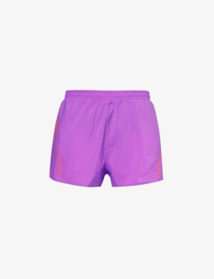 ADIDAS BY STELLA MCCARTNEY: Running brand-print recycled-polyester shorts