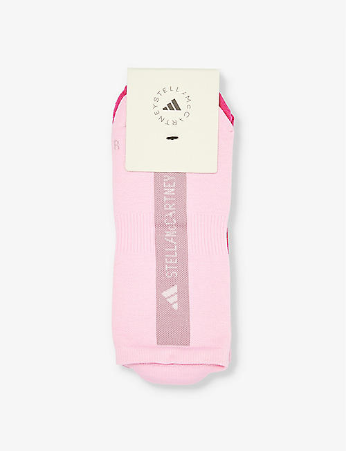 ADIDAS BY STELLA MCCARTNEY: Branded pack of two stretch-recycled nylon socks
