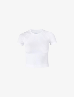 SWEATY BETTY: Athlete round-neck seamless stretch-jersey workout T-shirt