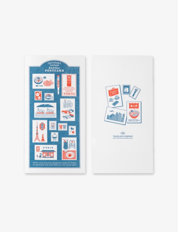 Traveler's Notebook Tokyo postcard paper notebook refill