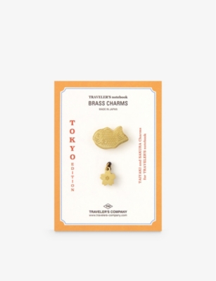TRAVELER'S COMPANY: Tokyo notebook brass charms 12.8cm x 9.6cm