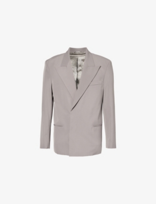 ACNE STUDIOS: Jaspel relaxed-fit single-breasted woven-blend blazer