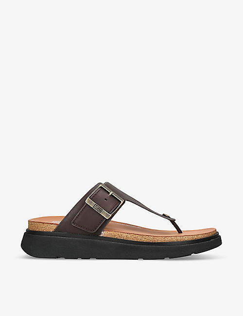 FITFLOP: Gen-FF buckle-embellished leather sandals