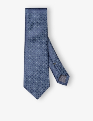 ETON: Geometric-Pattern Silk Tie