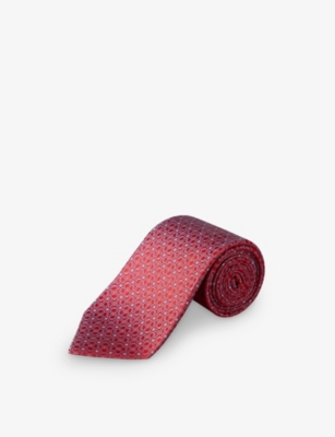 ETON: Geometric-Pattern Silk Tie