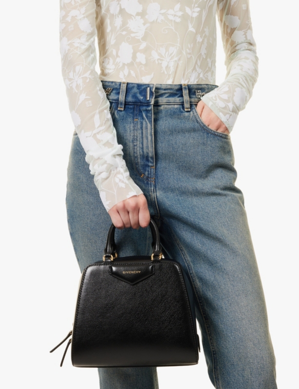 Antigona Cube mini leather top-handle bag
