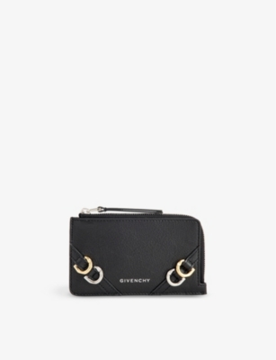 GIVENCHY: Voyou zipped leather card holder