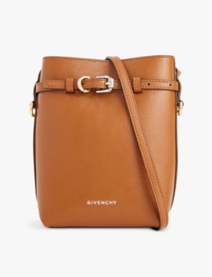 GIVENCHY: Voyou phone-pouch leather crossbody bag