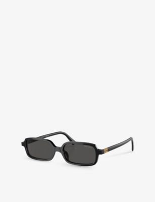 MU 11ZS rectangle-frame acetate sunglasses