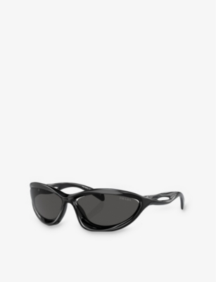 Prada Women's Nylon Sunglasses In Black