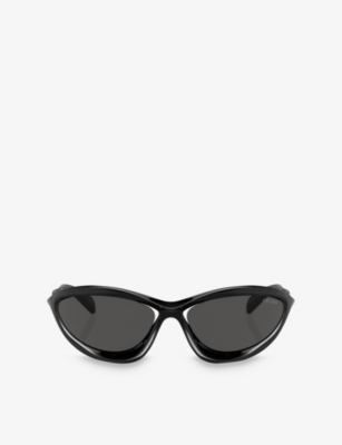 PRADA: PRA23S cat-eye frame nylon sunglasses
