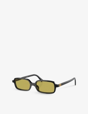 MU 11ZS rectangle-frame acetate sunglasses