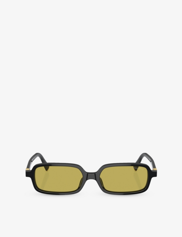 MU 11ZS rectangle-frame acetate sunglasses