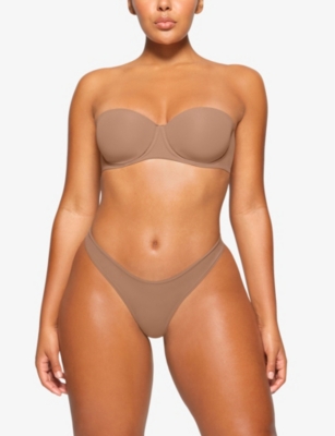 SKIMS: Fits Everybody stretch-woven strapless bra