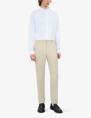 THE KOOPLES: Tapered-leg slim-fit wool trousers