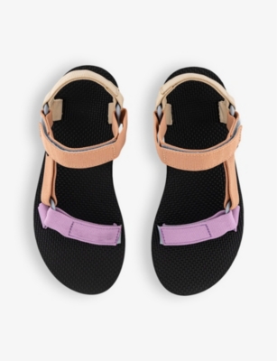Shop Teva Women's Unwindoriginal Universe Slim Recycled-polyester Sandals In Unwind Multi