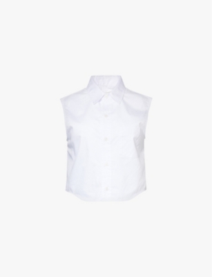 CITIZENS OF HUMANITY: Anders cropped cotton shirt