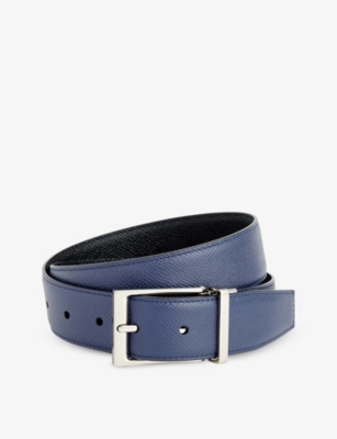 BURBERRY: Louis buckle-embellished leather buckle