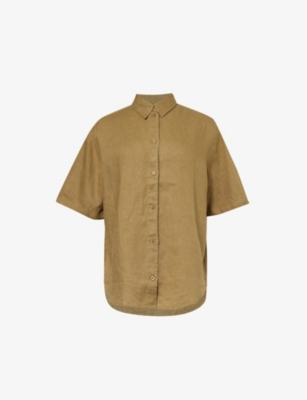 SAMSOE SAMSOE: Salarika oversized-fit linen shirt