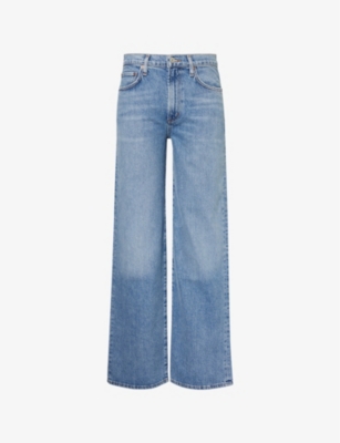 AGOLDE: Harper straight-leg mid-rise recycled-cotton denim jeans