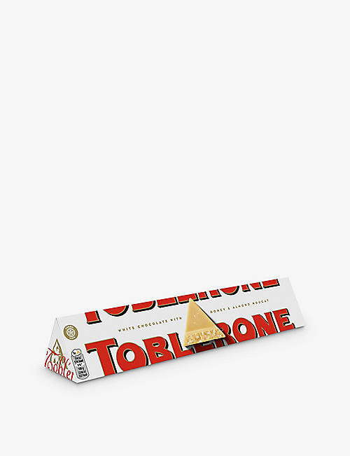 TOBLERONE: Toblerone white chocolate and nougat bar 360g