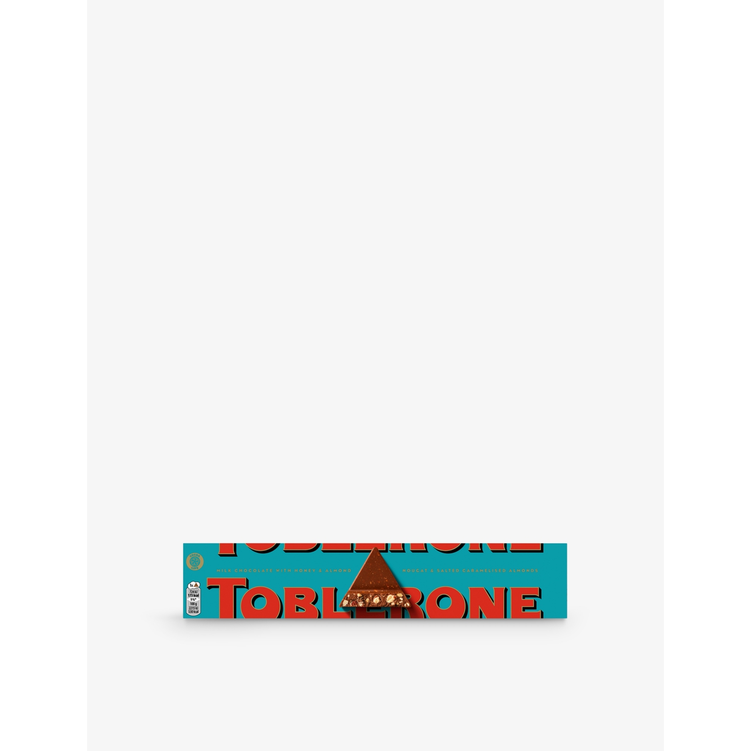 Toblerone Crunchy Almonds Chocolate and Nougat Bar 360g