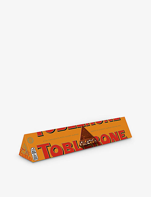 TOBLERONE: Toblerone Orange Twist chocolate and nougat bar 360g