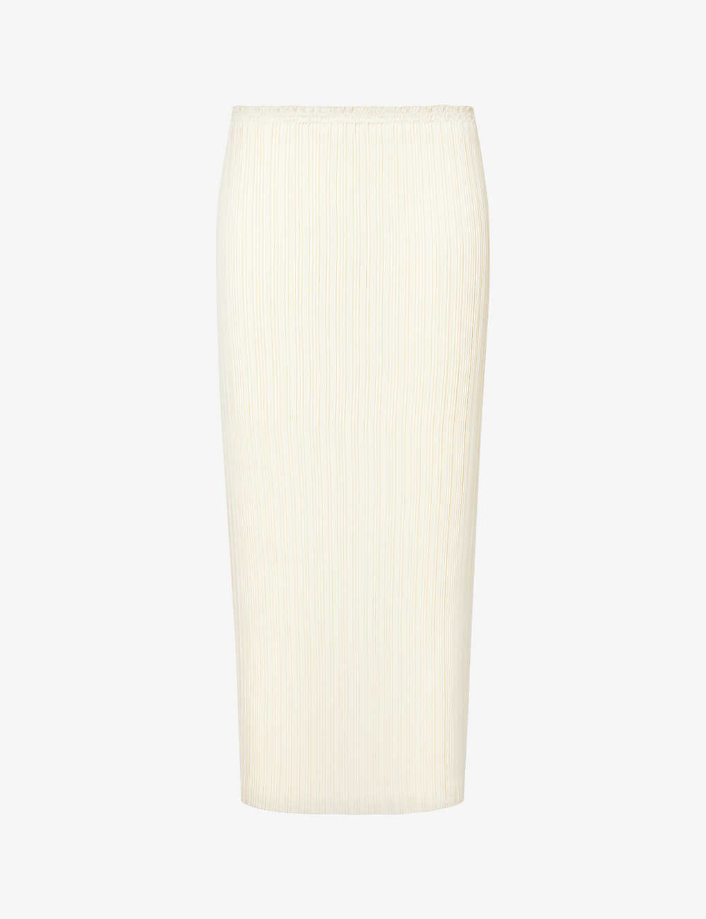 Shop Vince Elasticated-waist Pleated Woven Midi Skirt In Bell