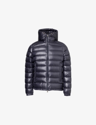 MONCLER: Besines brand-patch funnel-neck shell-down gilet