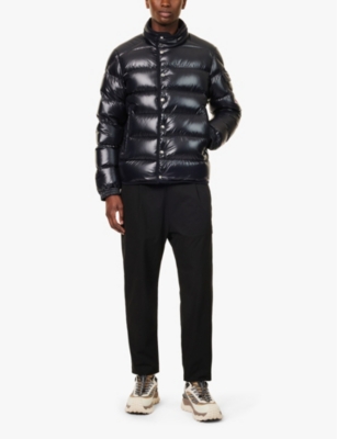 Shop Moncler S  Gourette Padded Shell-down Jacket In Navy