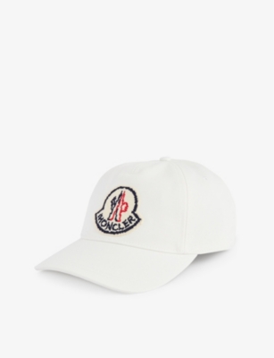MONCLER: Brand-patch cotton cap