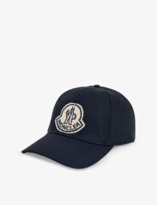 MONCLER: Brand-patch cotton baseball cap