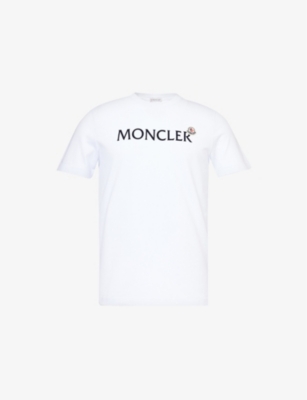 MONCLER: Logo-print short-sleeve cotton-jersey T-shirt