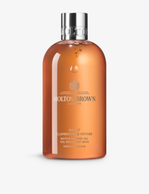 MOLTON BROWN: Sunlit Clementine & Vetiver bath and shower gel 300ml