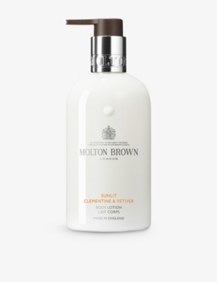 MOLTON BROWN: Sunlit Clementine and Vetiver body lotion 300ml