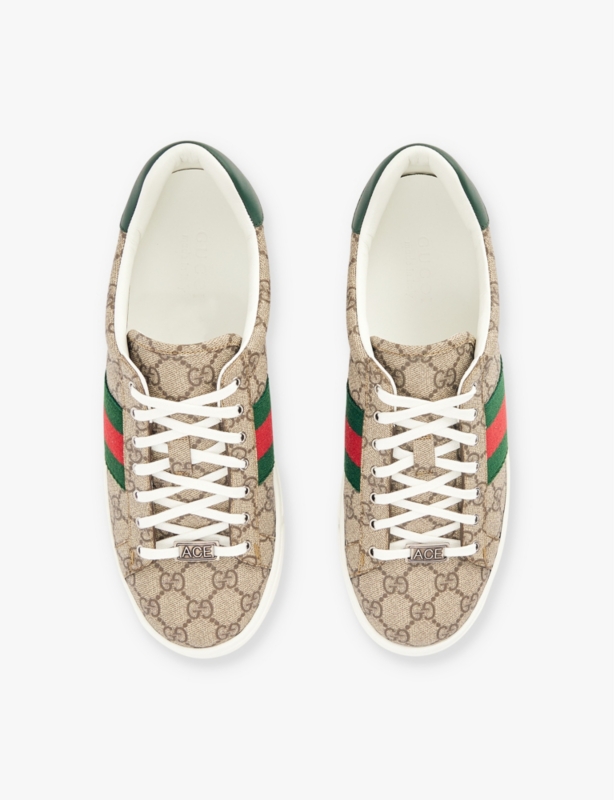 Ace GG canvas low-top trainers