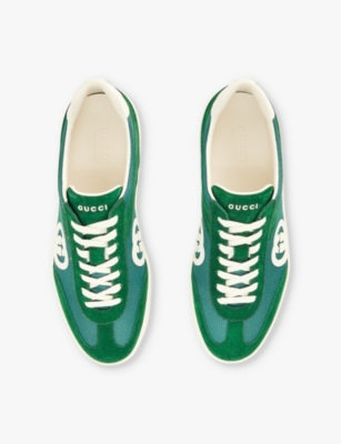 G74 suede low-top trainers