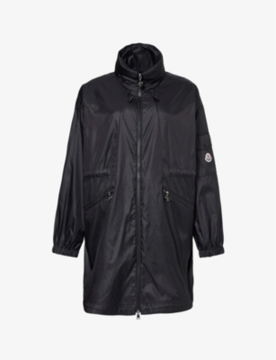 MONCLER: Adhemar logo-patch relaxed-fit shell jacket