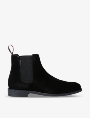 PAUL SMITH Cedric panelled suede Chelsea boots Selfridges