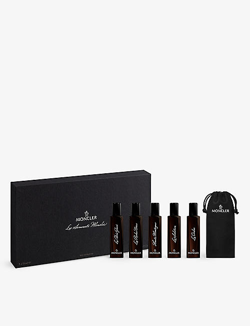 MONCLER: Le Sommet eau de parfum gift set 5 x 15ml