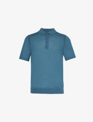 PAUL SMITH: Concealed-placket regular-fit wool polo shirt