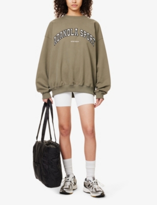 Logo-Embroidered Relaxed-Fit Cotton Sweatshirt