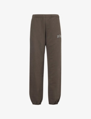 ADANOLA: Straight-leg organic cotton-jersey jogging bottoms