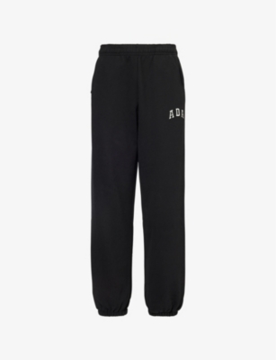 ADANOLA: Straight-leg organic cotton-jersey jogging bottoms